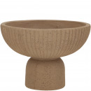 wholesale Decoration: Ceramic bowl Malea, on foot, D22.5cm, H15.5cm, Ö